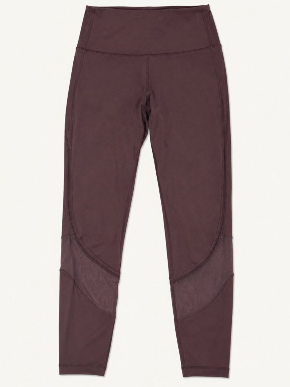 Lululemon Fresh In Mesh Tight 25 Pelt Brown Plum Luxtreme Leggings 6